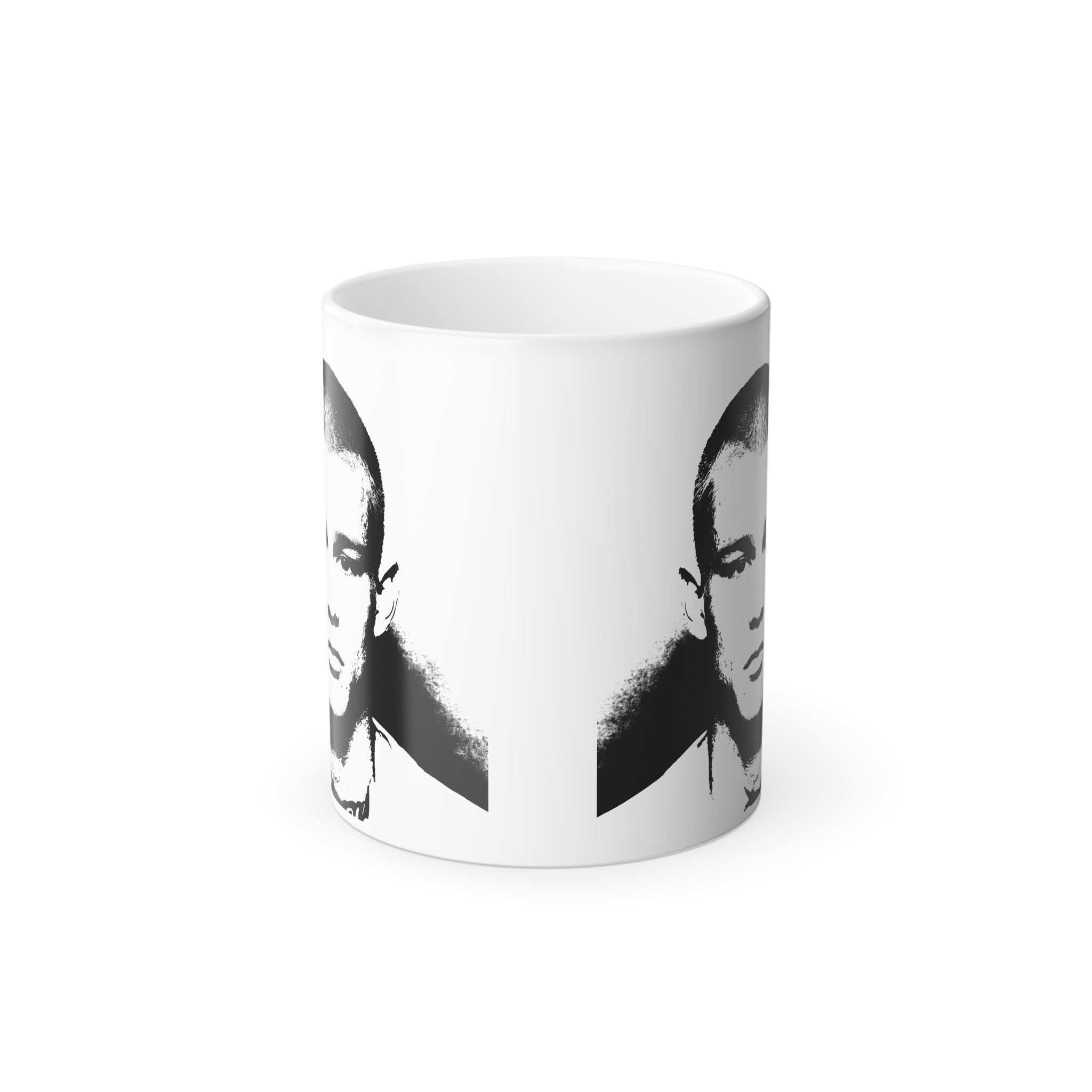 Color Morphing Mug — Monochrome Street-Style Portraits 11oz