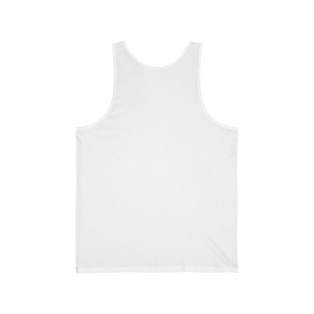 Confidential Tank Top — Minimalist White Graphic Jersey Tank