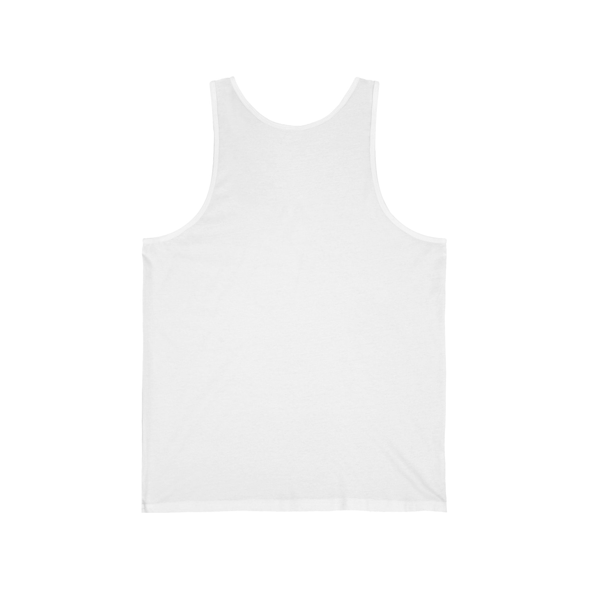 Confidential Tank Top — Minimalist White Graphic Jersey Tank