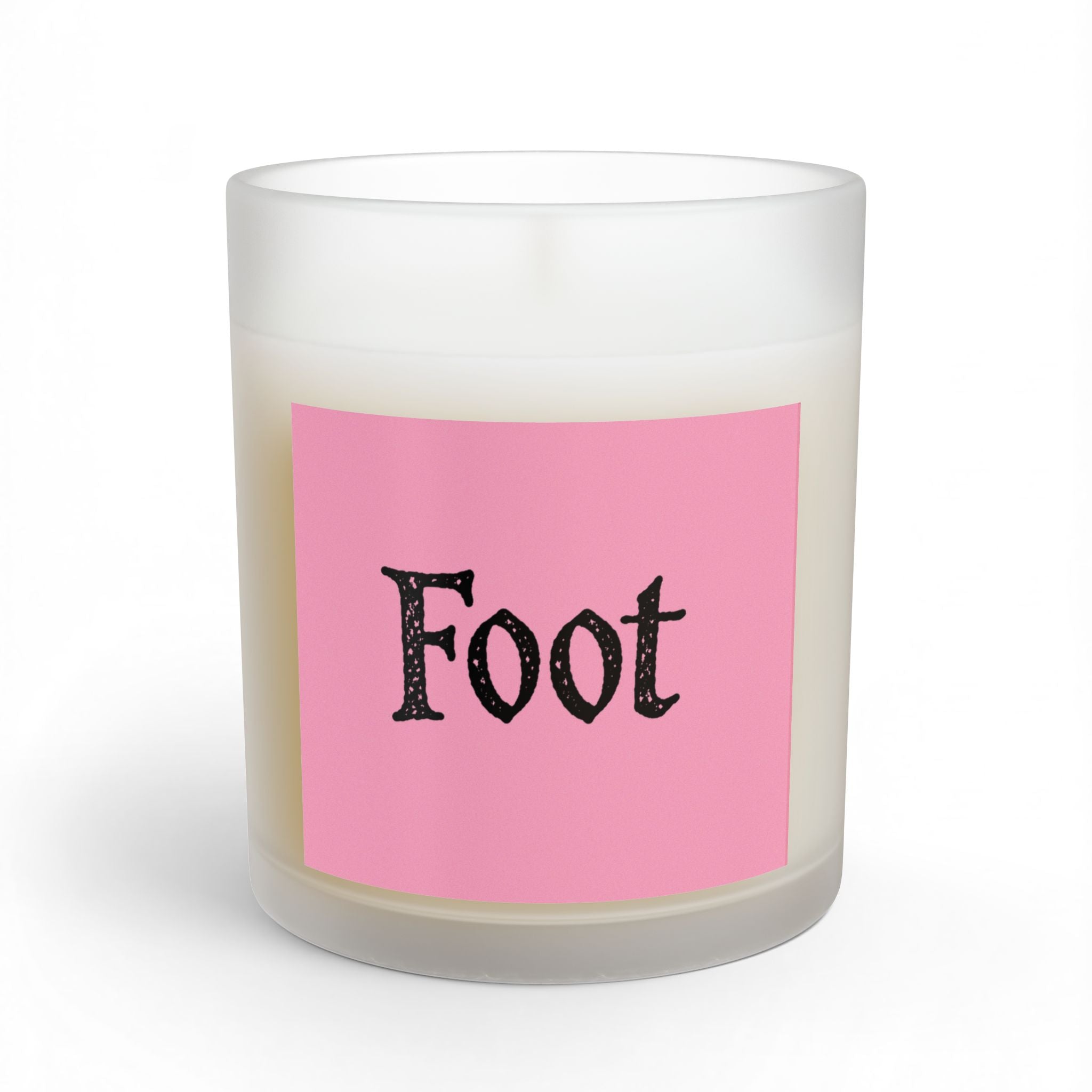 Foot Scented Candle — 11oz Glass Candle