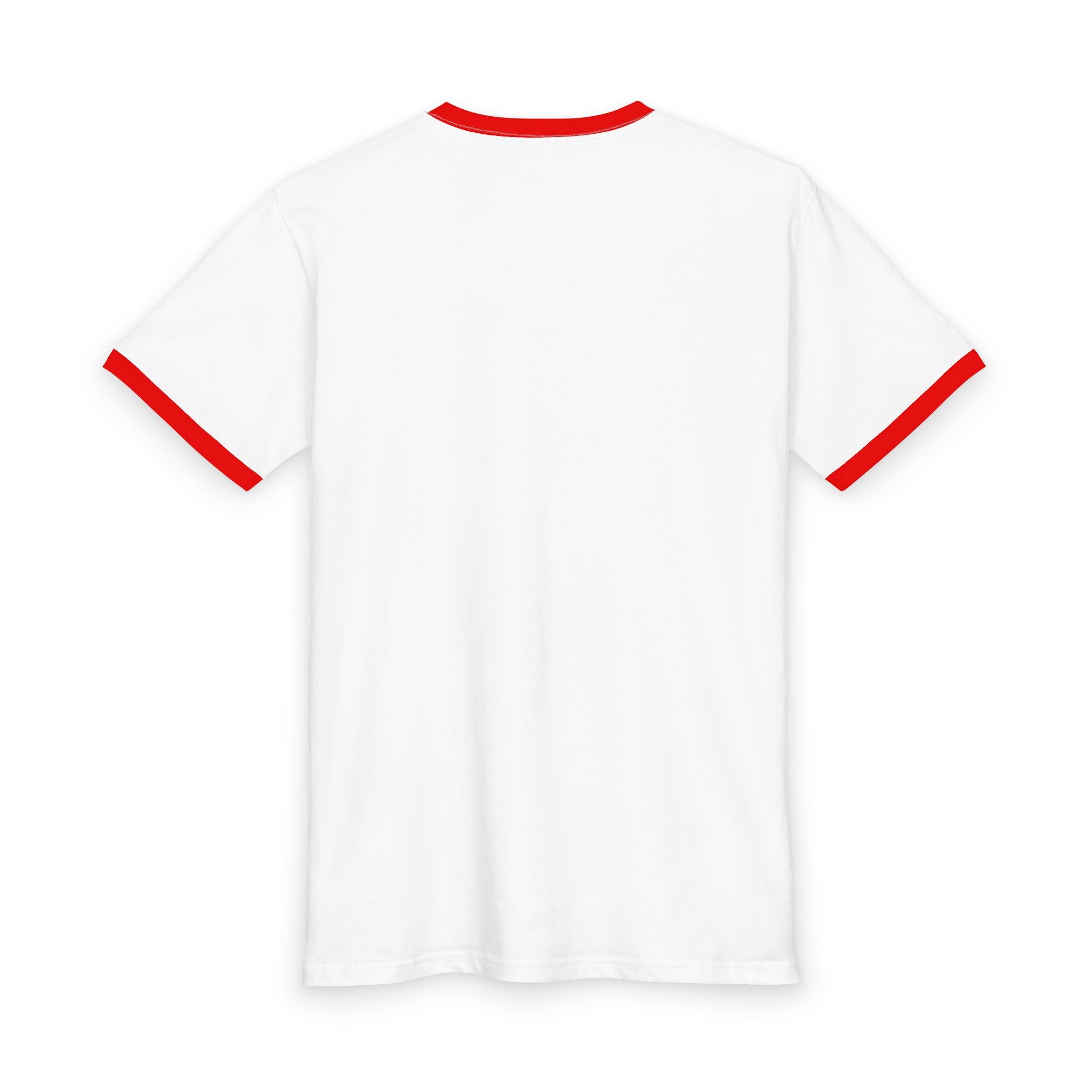 Ringer Tee — Bold 'S SEX X' Graphic Tee (Retro Red Print)