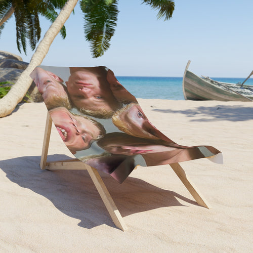 "Staring" Beach Towel