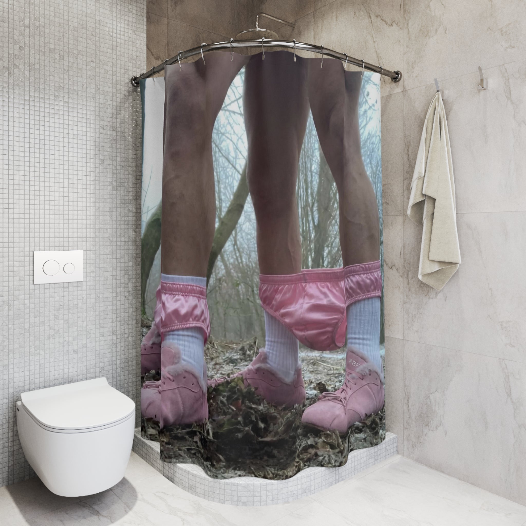 Bromance Shower Curtain