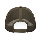 Camo Trucker Hat — Embroidered 'SEX' Patch Cap