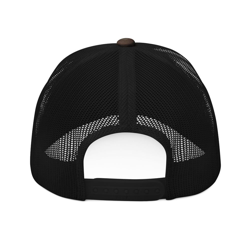 Camo Trucker Hat — Embroidered 'SEX' Patch Cap