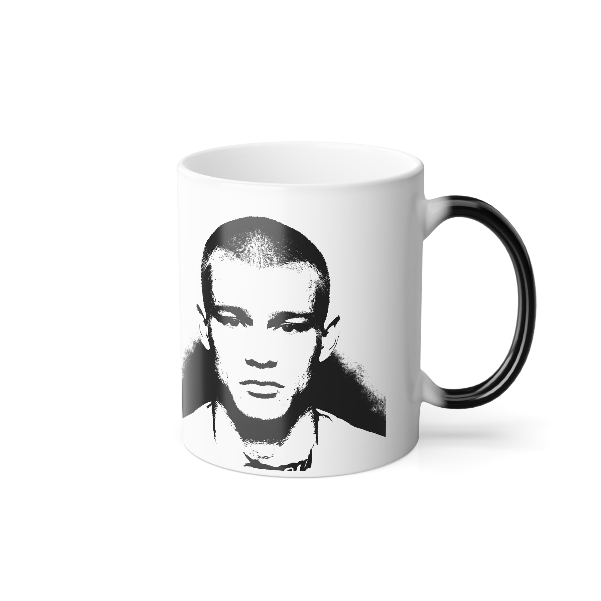 Color Morphing Mug — Monochrome Street-Style Portraits 11oz