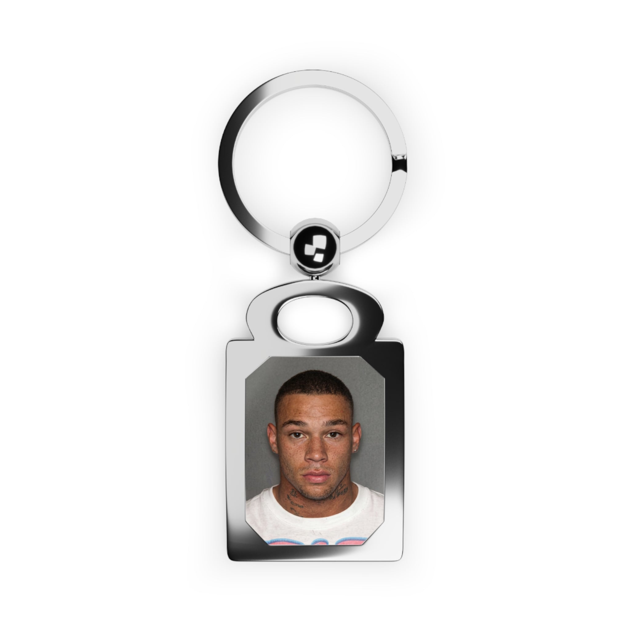 Cutie Keyring — Metal Photo Keychain