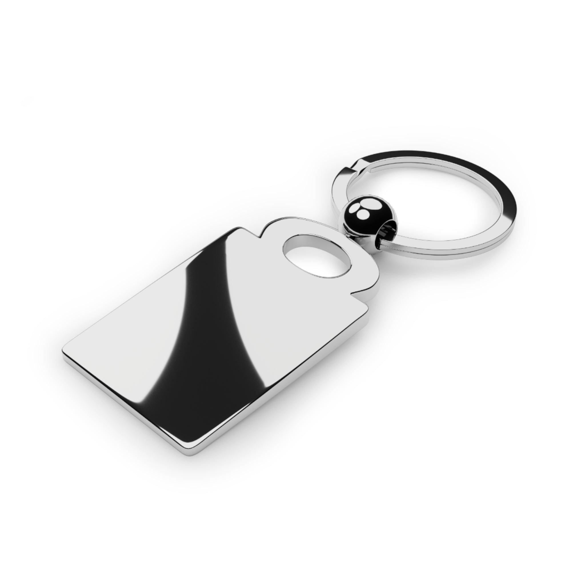 Cutie Keyring — Metal Photo Keychain