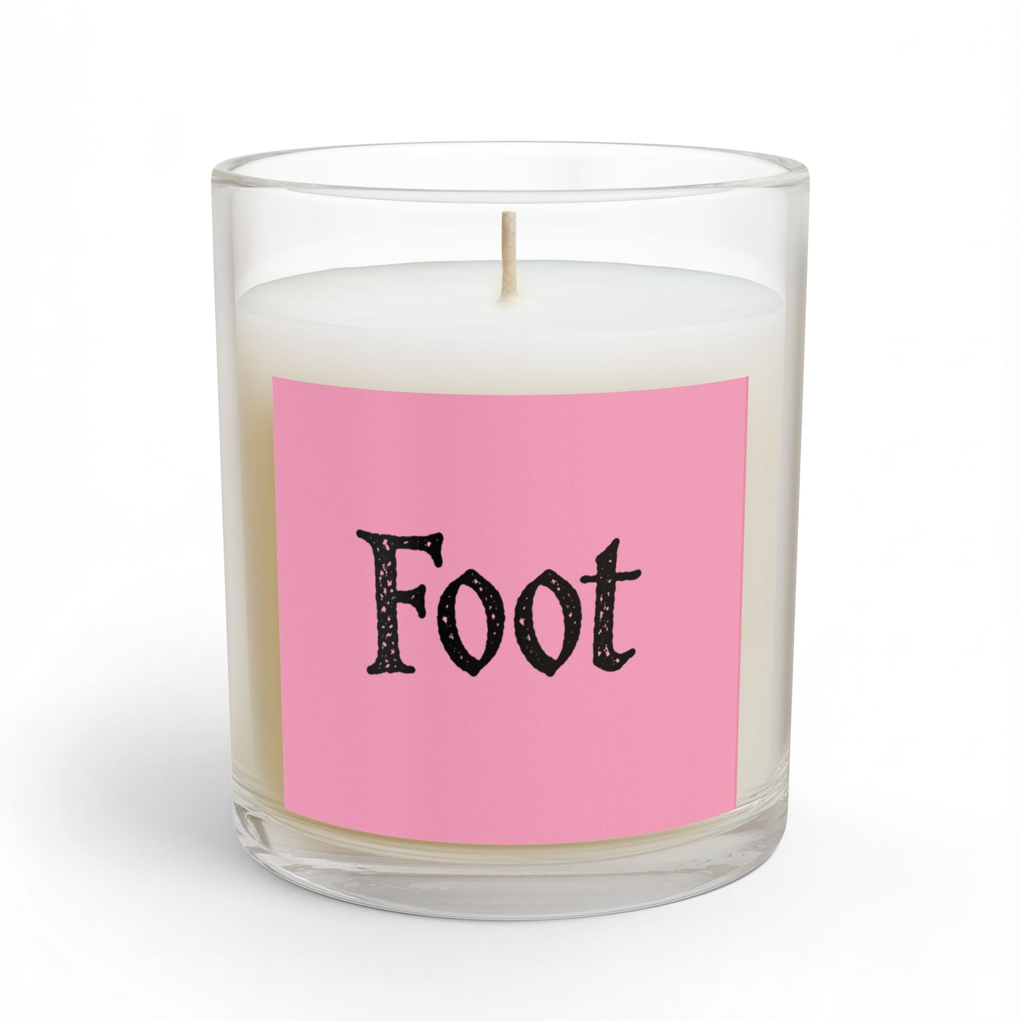 Foot Scented Candle — 11oz Glass Candle