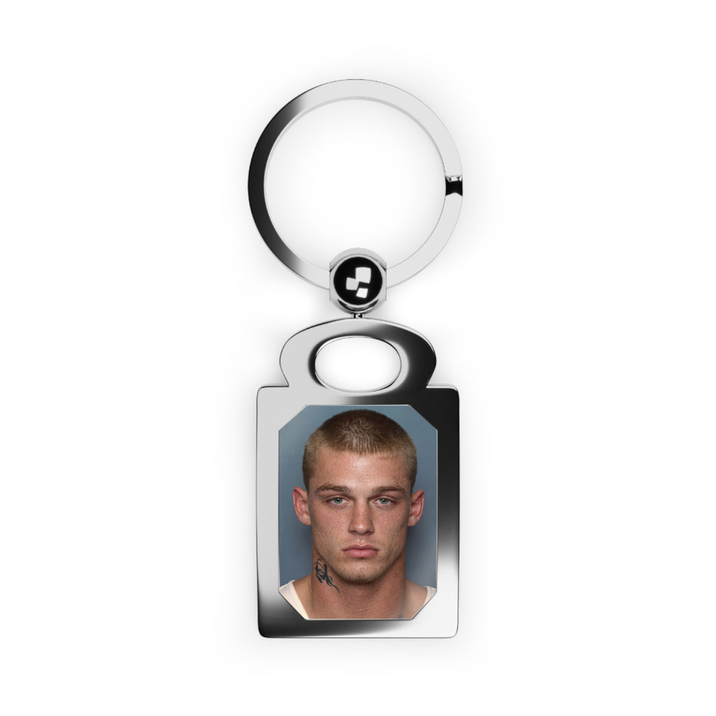Cutie Keyring — Metal Photo Keychain