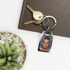 Cutie Keyring — Metal Photo Keychain