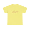 Diva Script Tee — Pink Cursive 'Diva' Graphic T-Shirt