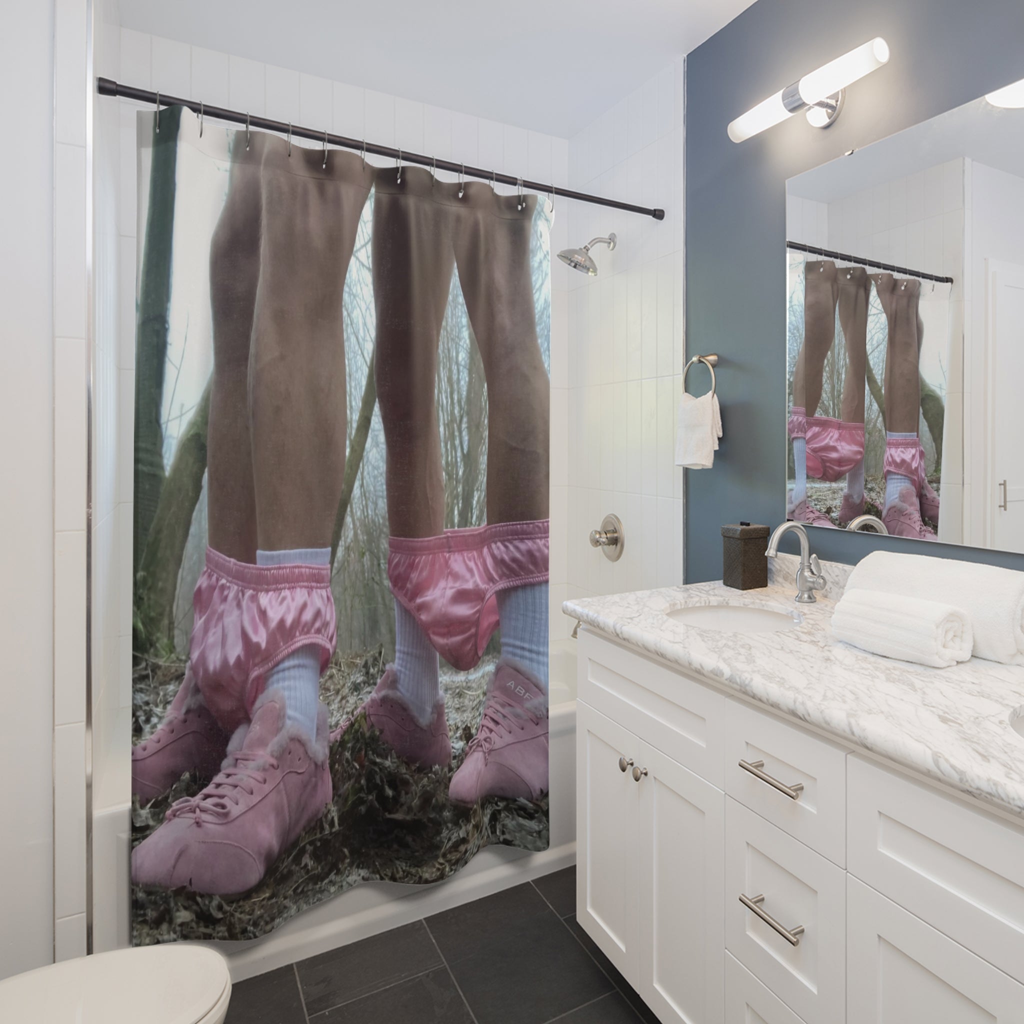 Bromance Shower Curtain